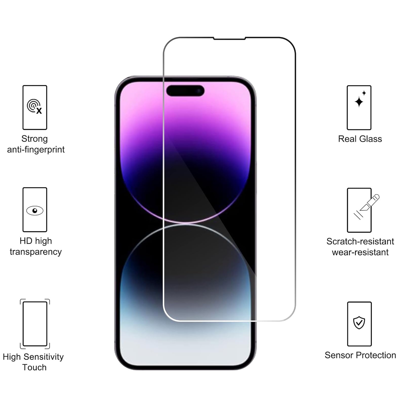 Ailun 3 Pack Screen Protector for iPhone 16 / iPhone 15 / iPhone 15 Pro Jansha Store