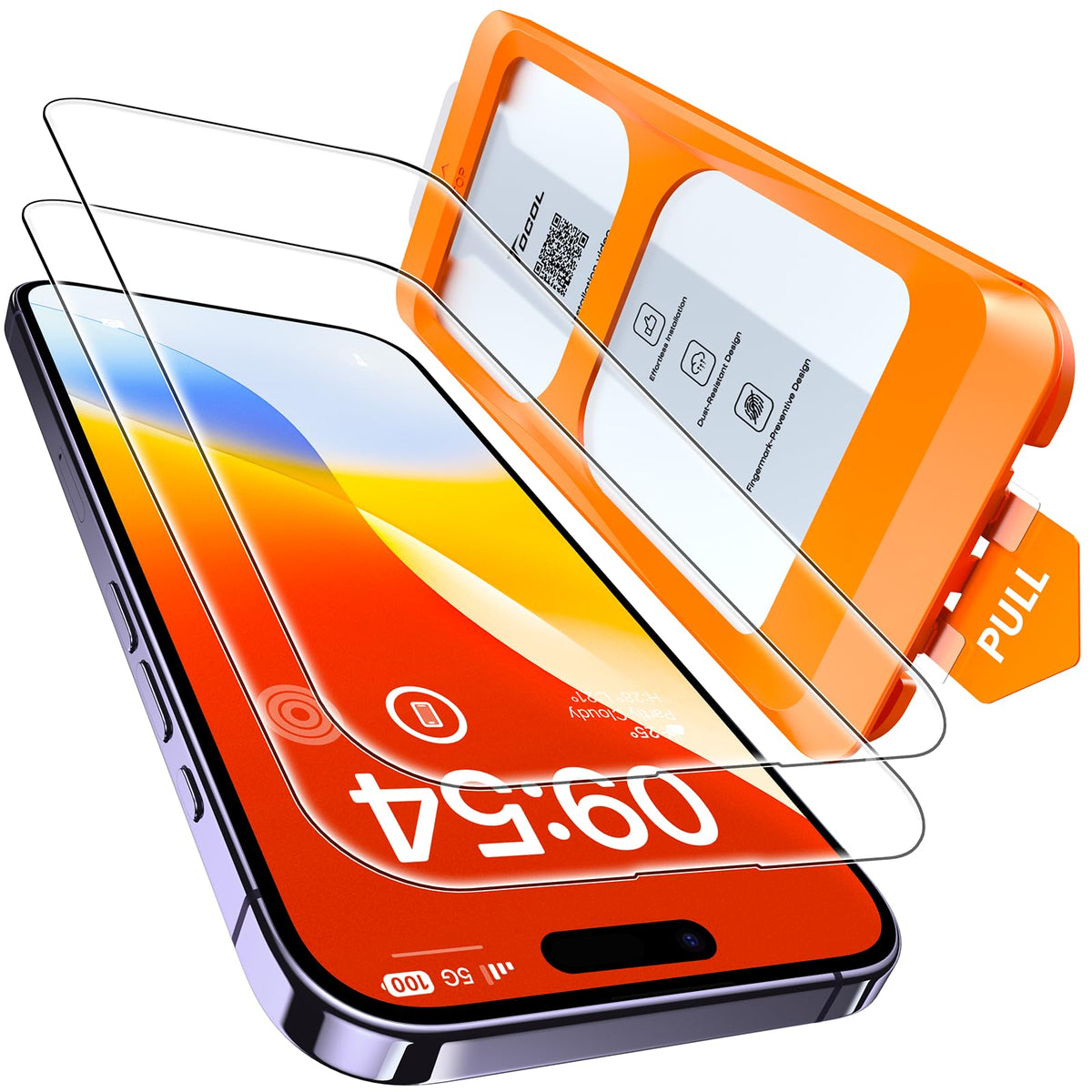 TOCOL for iPhone 17 Pro Max Screen Protector, Easy Installation Jansha Store