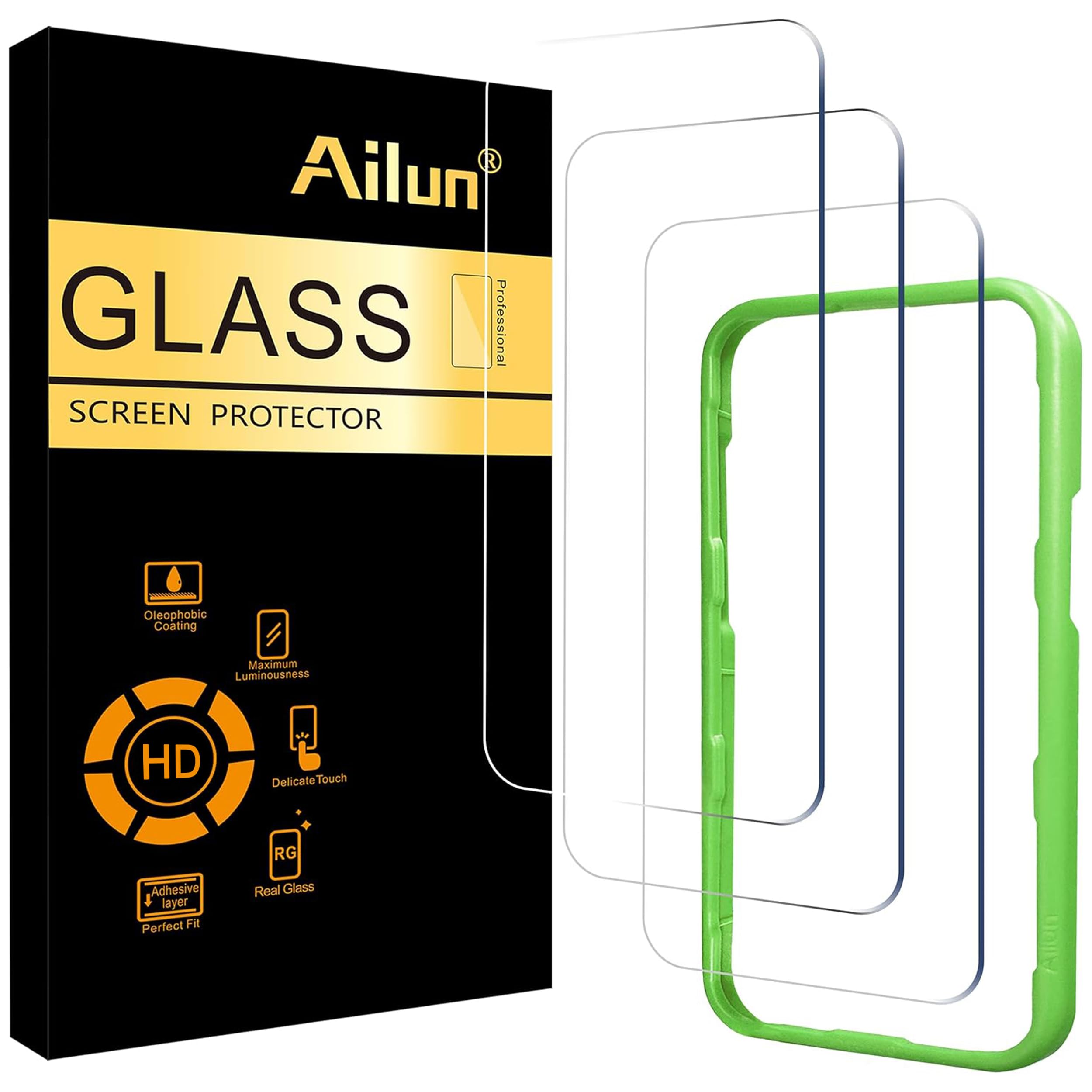 Ailun 3 Pack Screen Protector for iPhone 16 / iPhone 15 / iPhone 15 Pro Jansha Store