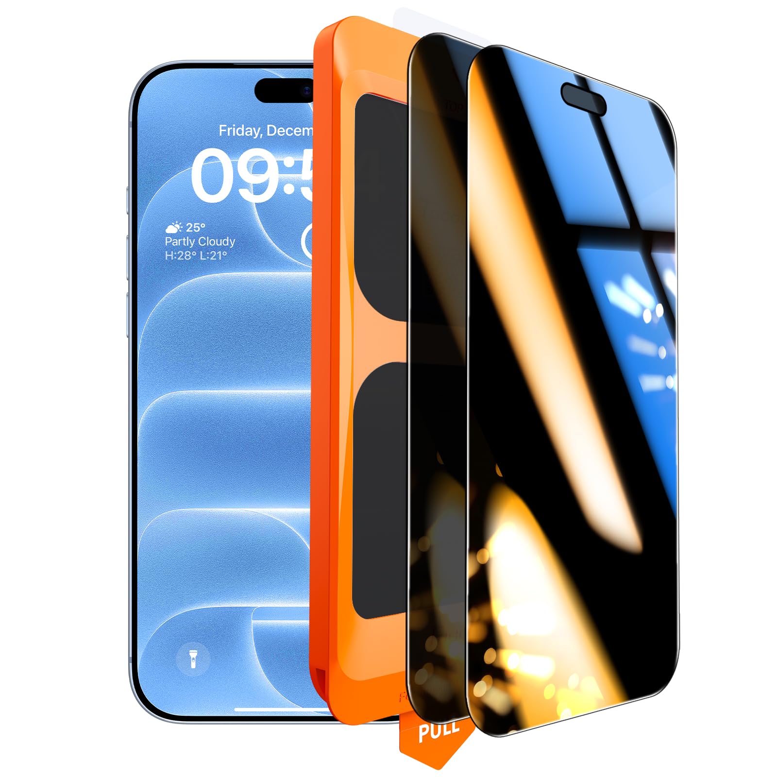 TOCOL for iPhone 17 Pro Max Screen Protector, Easy Installation Jansha Store