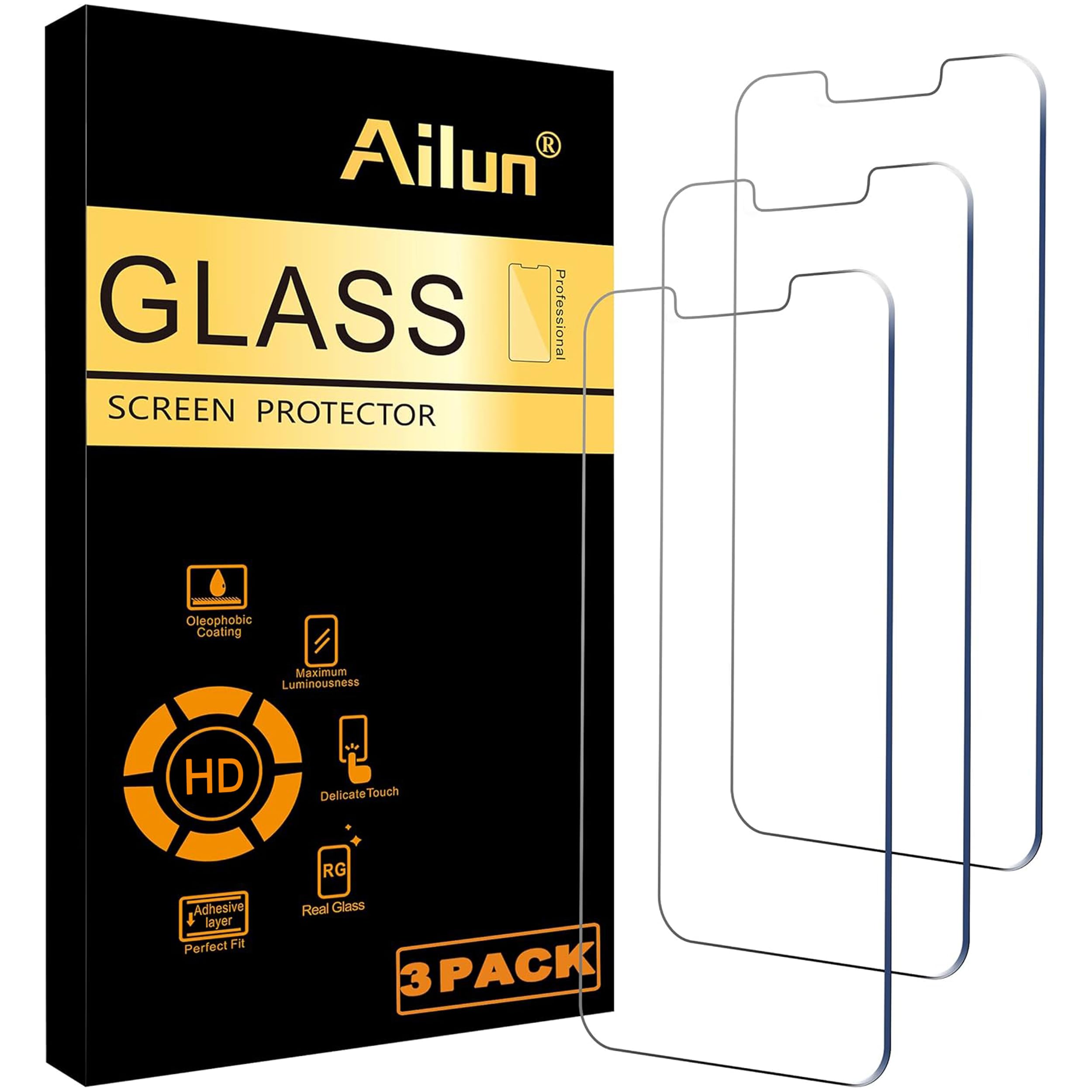 Ailun 3 Pack Screen Protector for iPhone 16 / iPhone 15 / iPhone 15 Pro Jansha Store