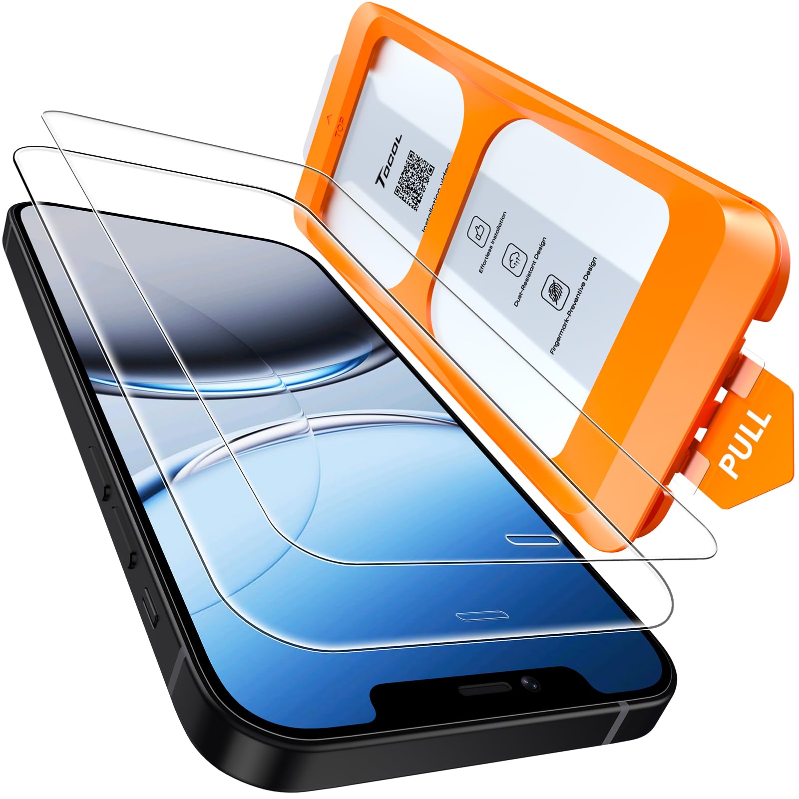 TOCOL for iPhone 17 Pro Max Screen Protector, Easy Installation Jansha Store