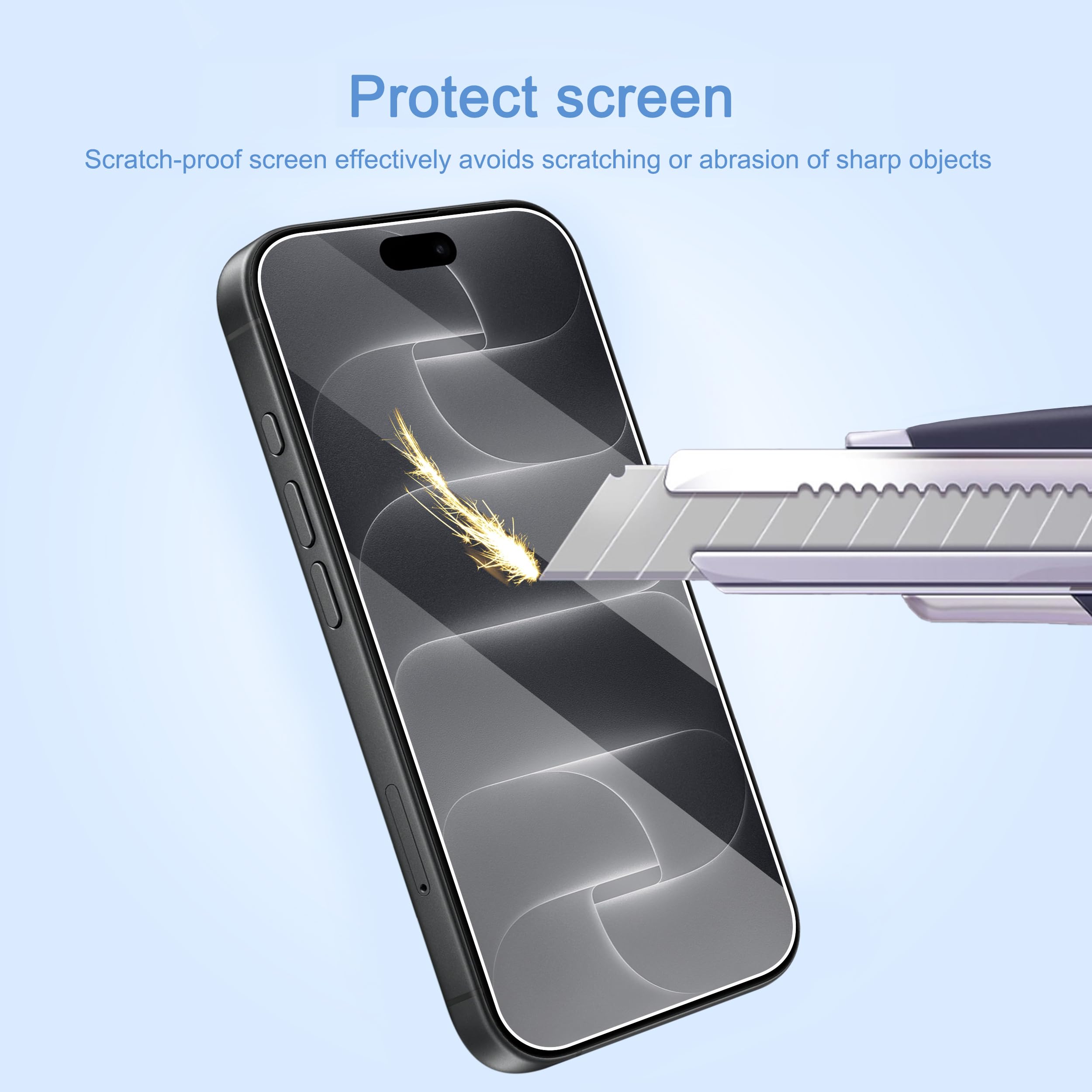 Ailun 3 Pack Screen Protector for iPhone 16 / iPhone 15 / iPhone 15 Pro Jansha Store