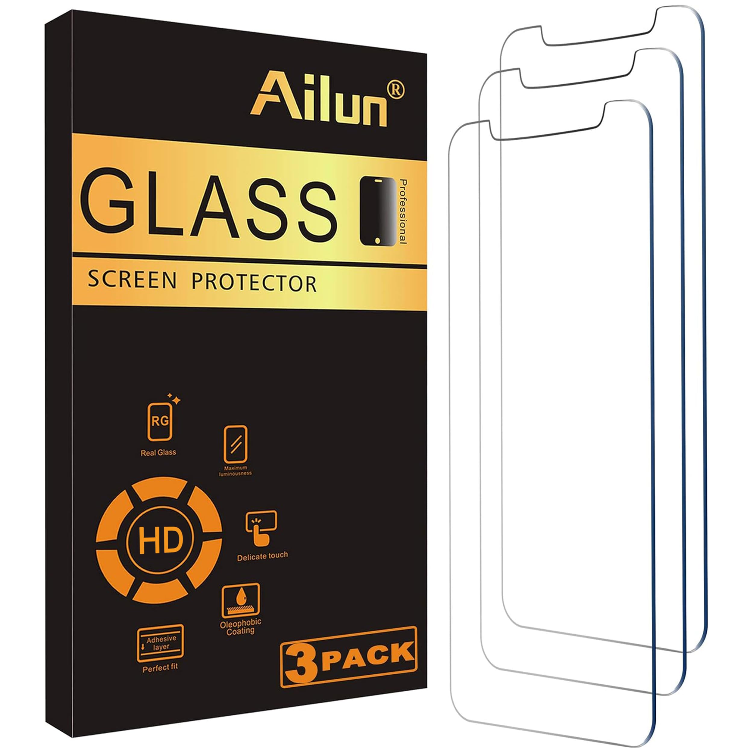 Ailun 3 Pack Screen Protector for iPhone 16 / iPhone 15 / iPhone 15 Pro Jansha Store