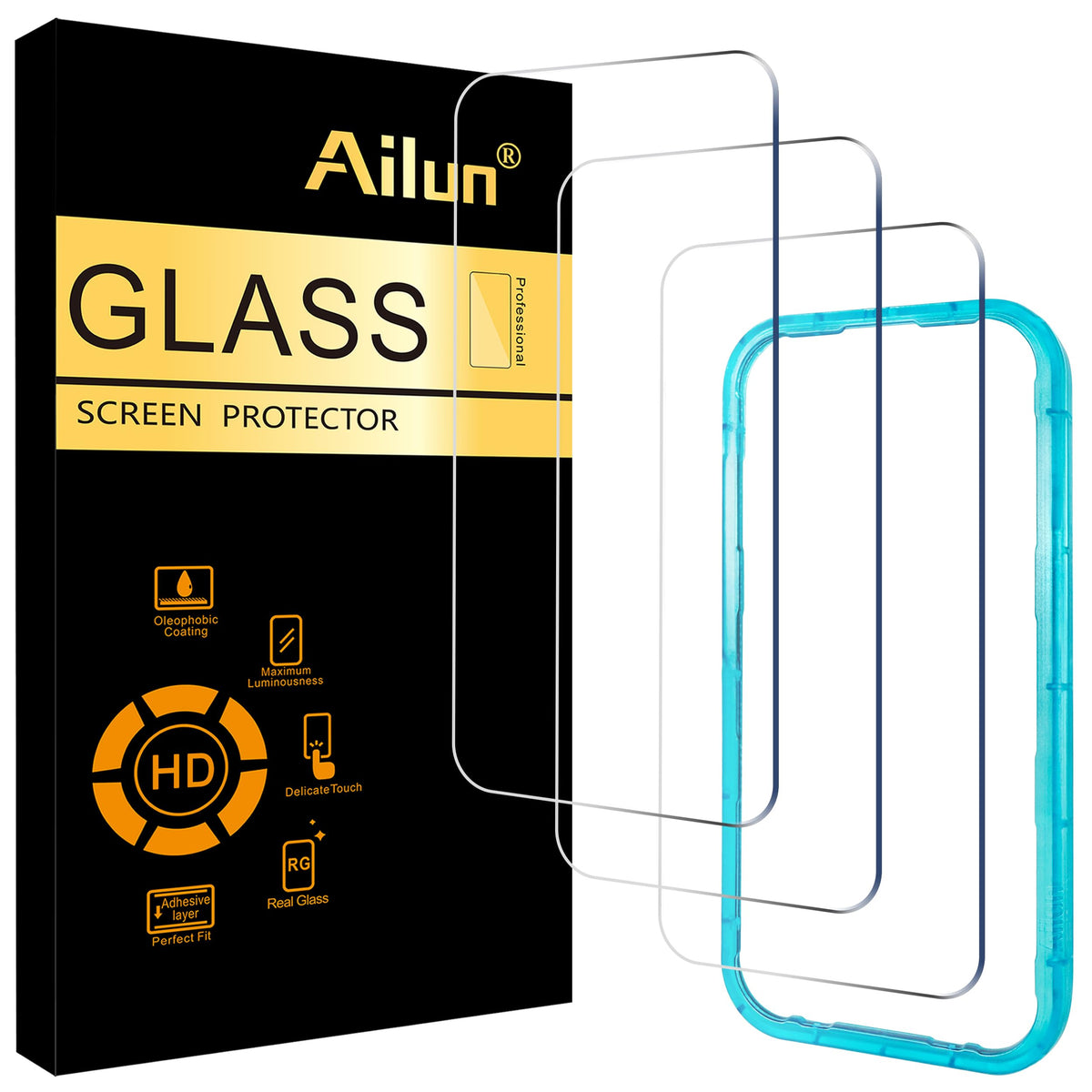 Ailun 3 Pack Screen Protector for iPhone 16 / iPhone 15 / iPhone 15 Pro Jansha Store