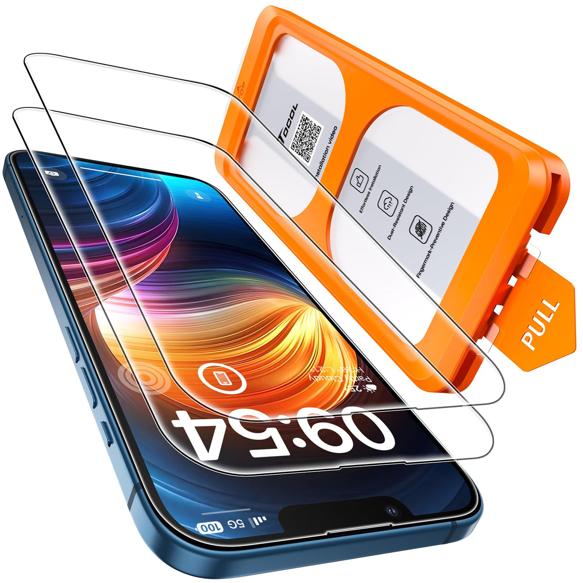 TOCOL for iPhone 17 Pro Max Screen Protector, Easy Installation Jansha Store