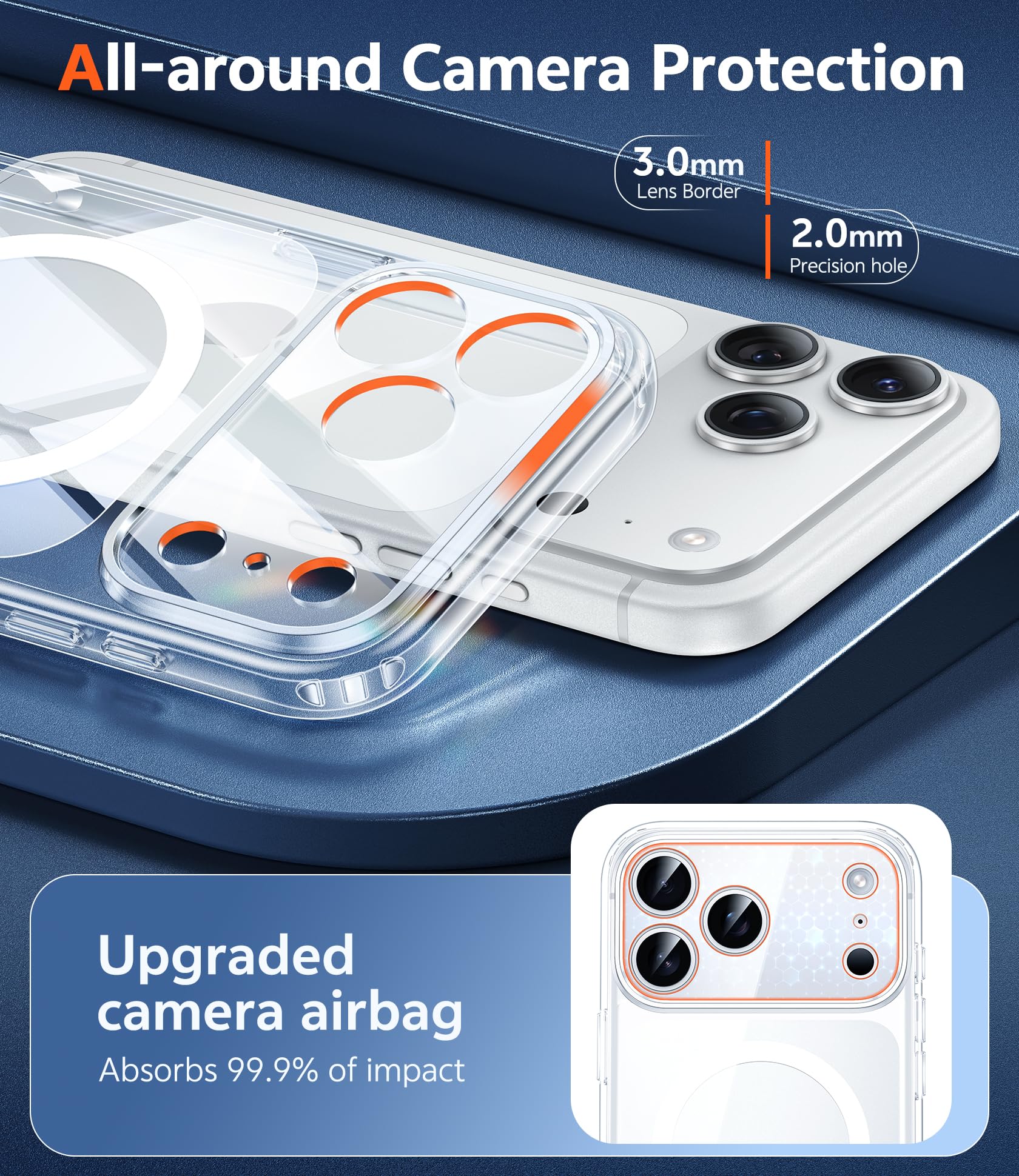 FNTCASE for iPhone 11 Case Clear Compatible with Magsafe Anti Yellowing Jansha Store