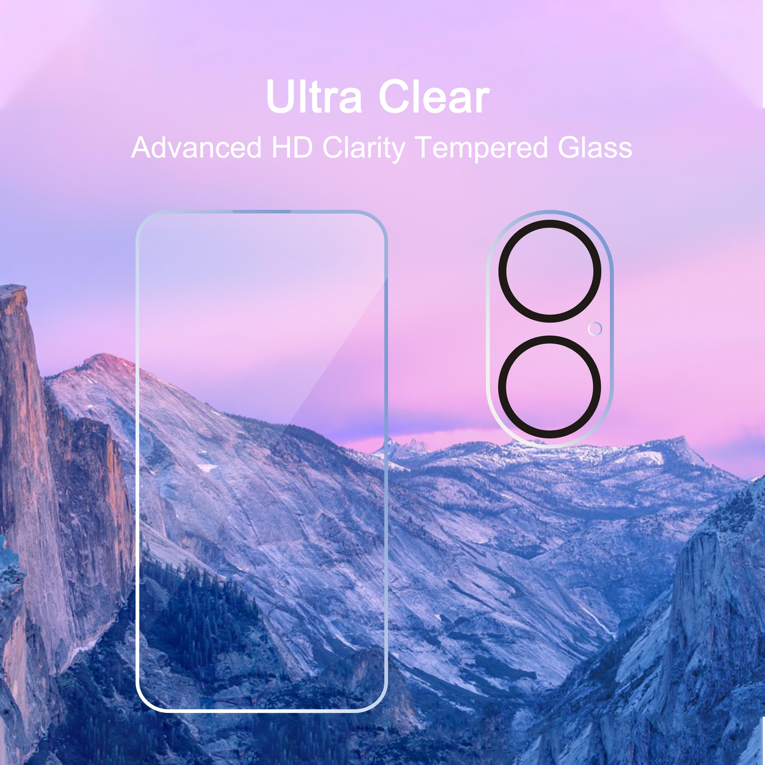 Ailun Screen Protector + Camera Lens Protector for iPhone 16 Pro, 3+3 Pack Jansha Store