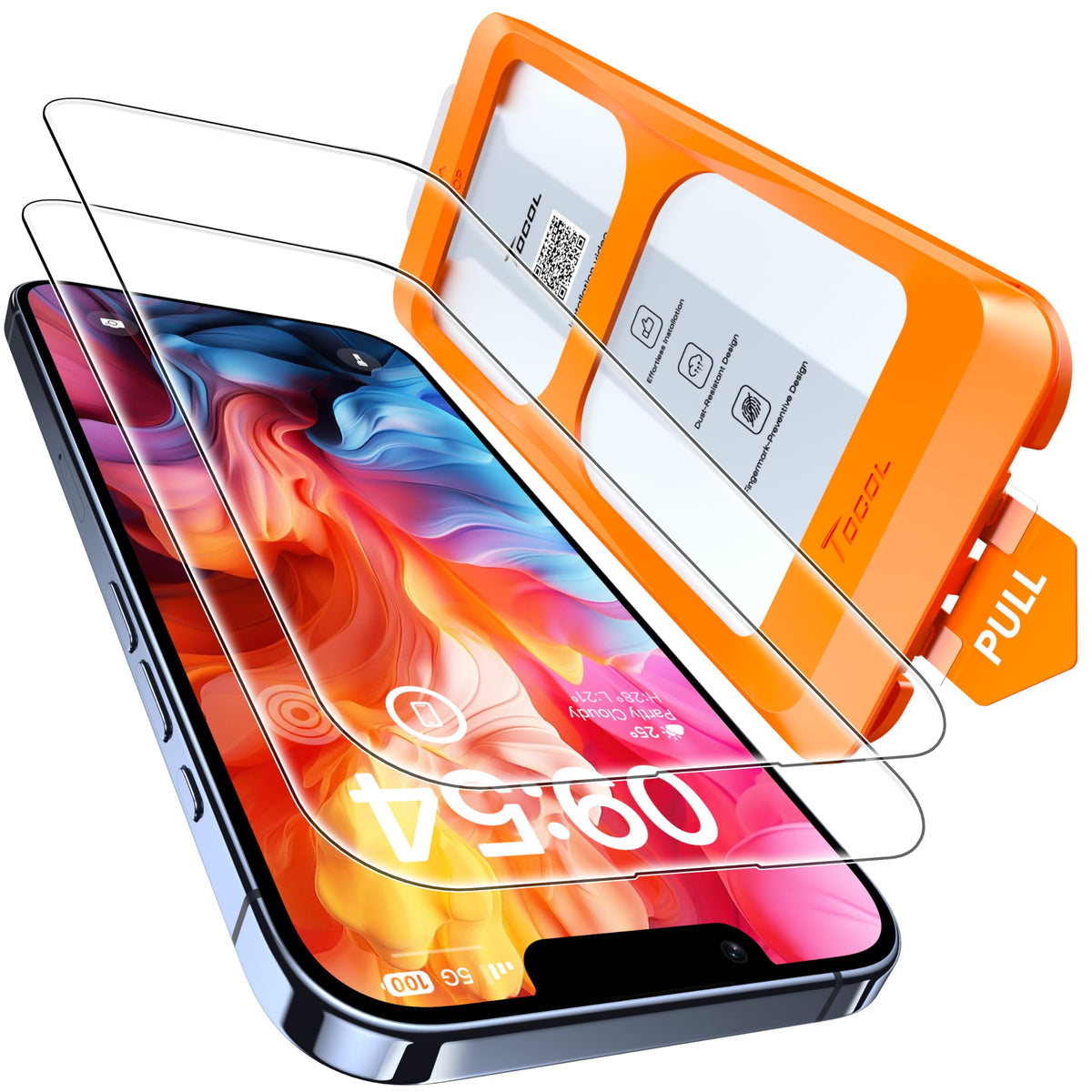 TOCOL for iPhone 17 Pro Max Screen Protector, Easy Installation Jansha Store