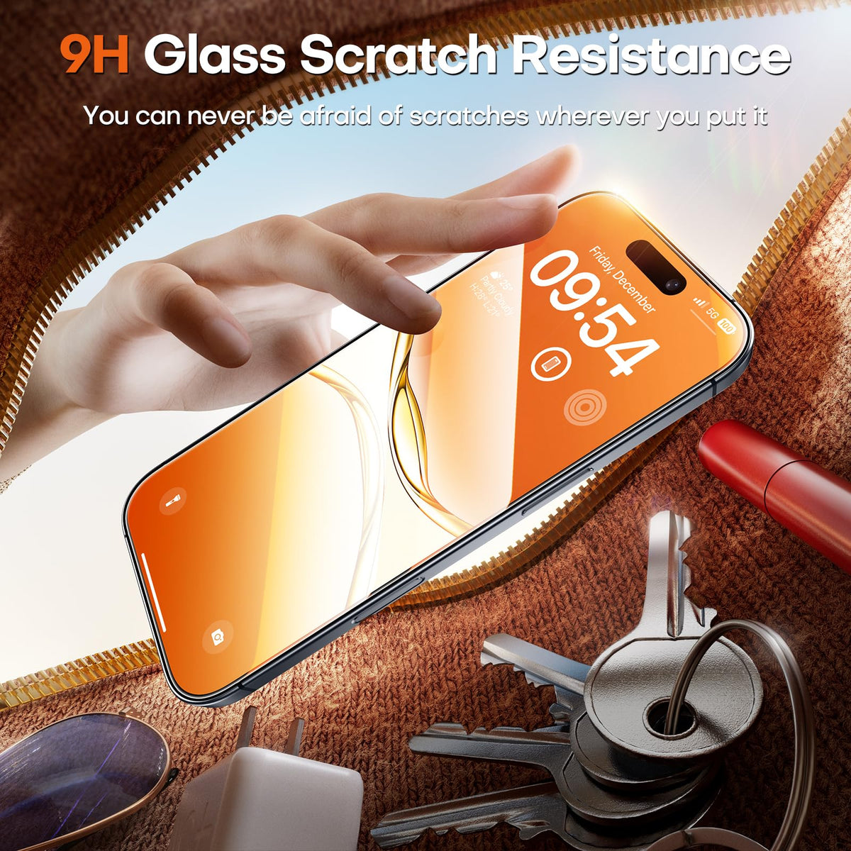 TOCOL for iPhone 17 Pro Max Screen Protector, Easy Installation Jansha Store