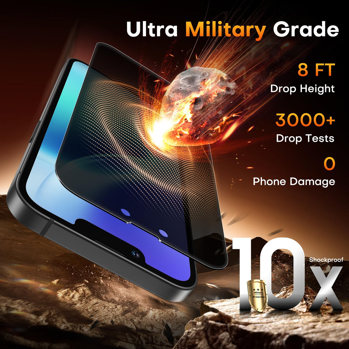 TOCOL for iPhone 17 Pro Max Screen Protector, Easy Installation Jansha Store