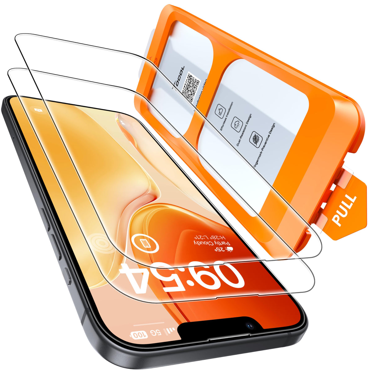 TOCOL for iPhone 17 Pro Max Screen Protector, Easy Installation Jansha Store